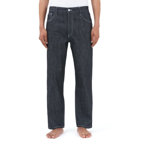 NON relaxed jean _ raw indigo w/ contrast SIZE 31 - Picture 3 of 6